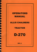 Allis Chalmers D-270 Operator's Manual