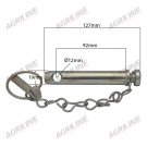 Top Link Pin (Cat. 1) with Chain, 19mm x 127mm