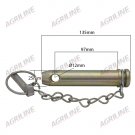 Top Link Pin (Cat. 2) with Chain, 25mm x 135mm