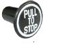 Pull to stop knob Black, (03602885)