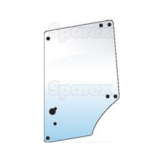 Upper Door Glass, Non-Tinted