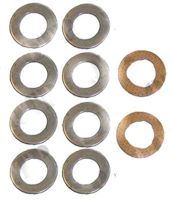 Anti Wobble Kit Comprises of:   8 x Steel Disc  2 x Brass Disc 