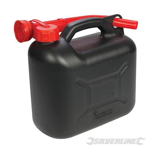 Plastic Fuel Can 5Ltr Black