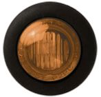 Round Marker Lamps Amber 30mm