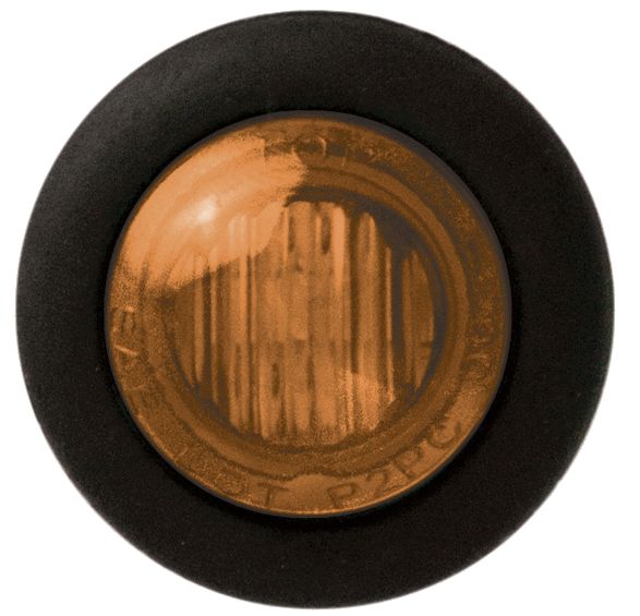 Round Marker Lamps Amber 30mm
