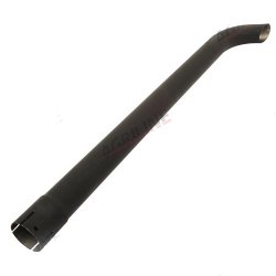 Silencer Pipe Finish: Heat Resistant Black, Fitting : 64mm, Overall Length: 104cm,