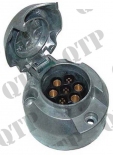 Trailer Socket 7 Pin Metal