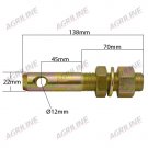 Lower Link Implement Mounting Pin (Cat. 1), 22mm x 138mm