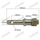 Lower Link Implement Mounting Pin (Cat. 1), 22mm x 145mm