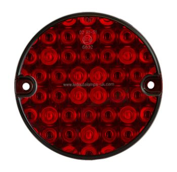 Round 95mm European Style Lamps Red