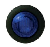 Round Marker Lamps Blue 30mm