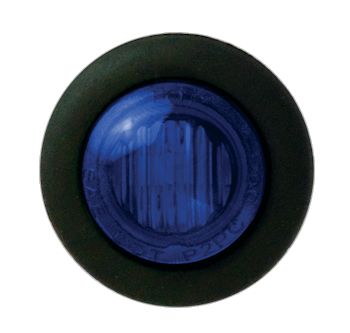 Round Marker Lamps Blue 30mm