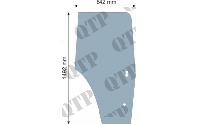 Glass Door LH Ford Late type 40, 60, M, TL, TS