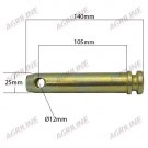 Metric Top Link Pin, 25mm x 140mm