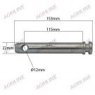 Lower Link Implement Mounting Pin (Cat. 1), 22mm x 153mm