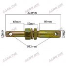 Dual Category Lower Link Implement Mounting Pin (Cat. 1/2), 22/28 x 203mm