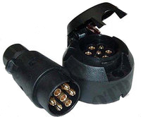 TRAILER SOCKET & PLUG 7 POLE