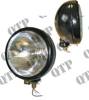 Head Lamp Black V/Mtg BPF 40/45W Plain Lens - 12 Volt - 40/45 Watt - Plain Lens Each