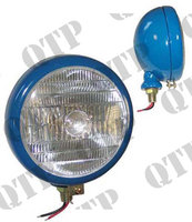 Head Lamp Blue V/M - BPF 40/45W (Major) - 12 Volt - 40/45 Watt - Tractor Logo Lens Each