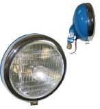 Head lights Blue with chrome rim Top mount each, (05607508)