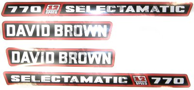 Decal Kit - David Brown 770 