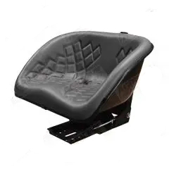 Bucket Style Mechanical Suspension Seat- Black/ Black