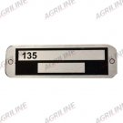 Serial Number Badge MF135