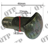 Front  wheel studs Te20 early type