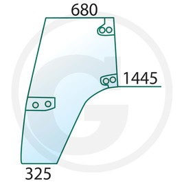 DOOR SCREEN Left,  Steyr.