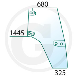 DOOR SCREEN Right Steyr