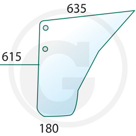  DOOR SCREEN bottom, right and left