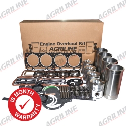 Engine Overhaul Kit Fordson Major with valves 1952 to 1957