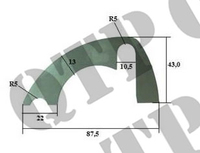 PIVOT HOUSING GASKET, 4WD, (7575)