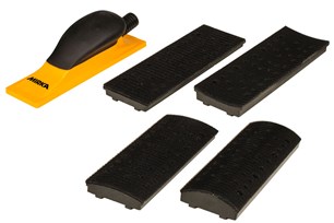 Sanding Block Kit 70x198mm Grip 40H Yellow 