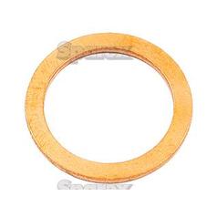 Metric Copper Washer, ID: 8 x OD: 14 x Thickness: 1mm 10 Pack