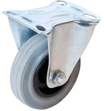 Rubber Castor Fixed