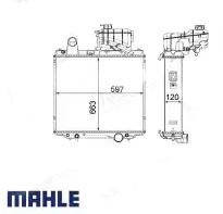 RADIATOR SUITABLE FOR JOHN DEERE 7430,7530