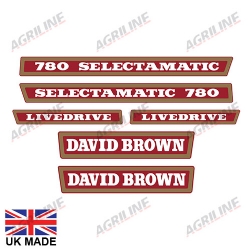 Decal Set  David Brown 780
