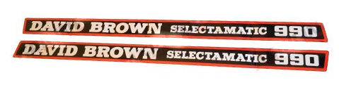Decal Set David Brown 990 Selectamatic