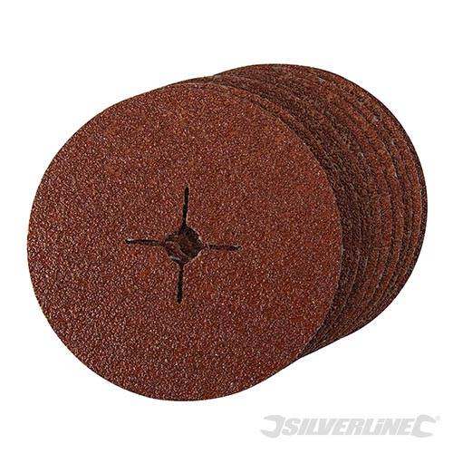 Fibre Discs 180 x 22.2mm 10pk 24 Grit