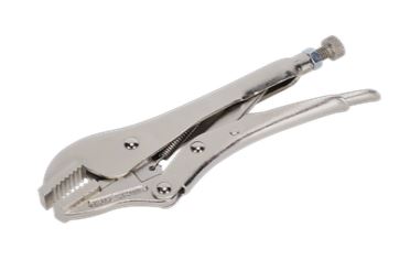 Locking Pliers Straight Jaws 185mm 0-30mm Capacity