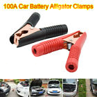 2x Crocodile Car Battery Clips HEAVY DUTY 100A