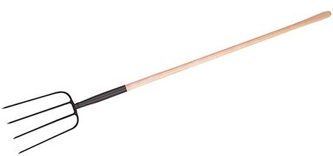 Muck Fork Wood Handle