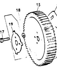 Lock ring fuel injection pump Item 19 , (032130PF)