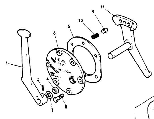 PTO selector leaver seal item 4