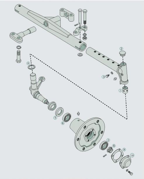 Front axle 