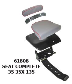 Seat complete 35, 35x, 135, (03608151)