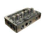 3 cylinder head with valves and springs (Indirect injection) 35X, (03211000)