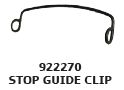 Stop guide clip