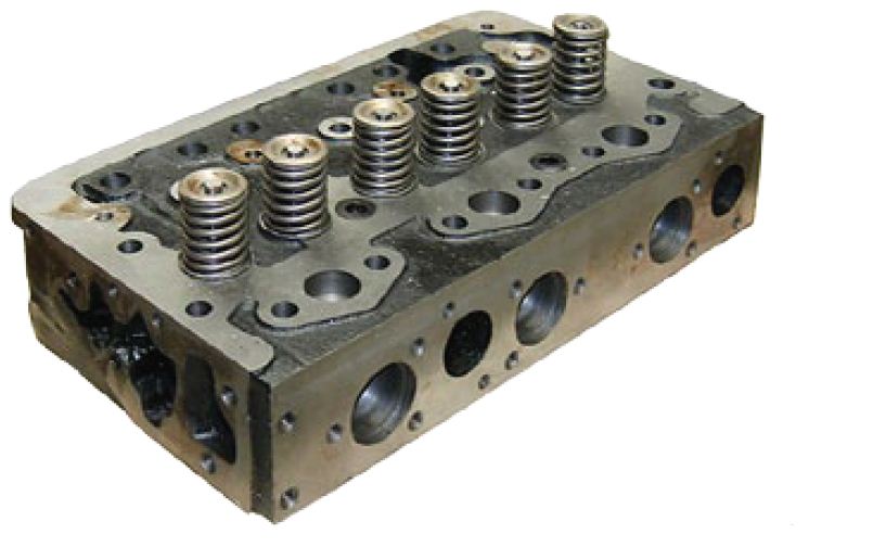 3 cylinder head with valves and springs (Indirect injection) 35X, (03211000)